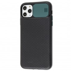 Чехол для iPhone 11 Pro Max Safety camera черный / зеленый