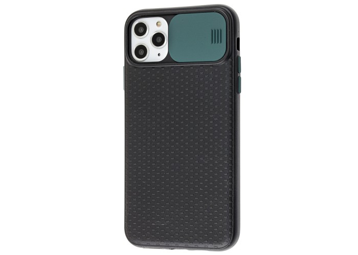 Чехол для iPhone 11 Pro Max Safety camera черный / зеленый