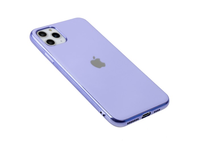 Чехол для iPhone 11 Pro Max Silicone case матовый (TPU) лавандовый