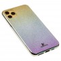 Чехол для iPhone 11 Pro Max Sw glass золотисто / серебристо / розовый