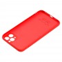 Чехол для iPhone 11 Pro Max Wave Fancy color style pineapple / red