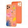 Чехол для iPhone 11 Pro Max Wave Fancy cool vibes / peach