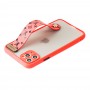 Чехол для iPhone 11 Pro Max WristBand LV красный / черный