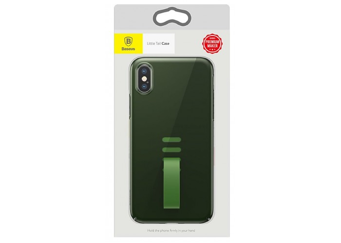 Чехол Baseus для iPhone X / Xs Little Tail Case зеленый