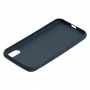Чехол Carbon New для iPhone X / Xs синий