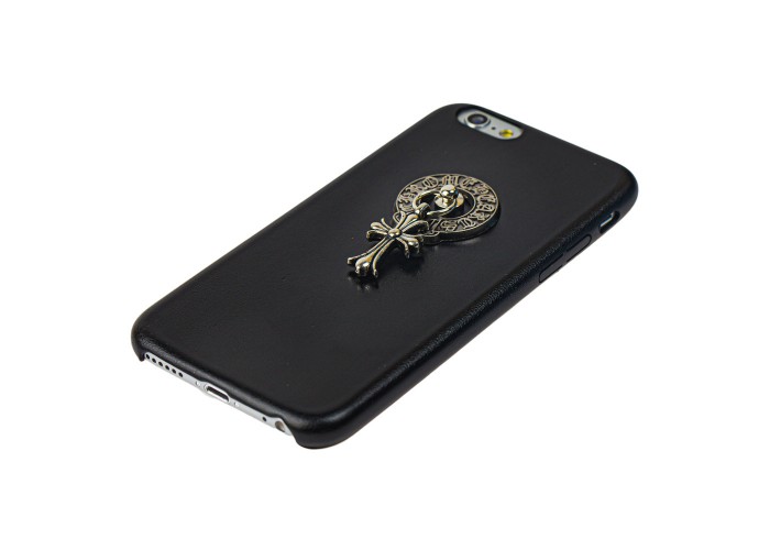 Чехол Chrome Heart Thin для iPhone 6 черный с крестиком