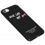 Чехол Daring для iPhone 7 / 8 матовое покрытие черный make love