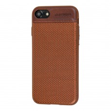 Чехол EasyBear для iPhone 7 / 8 Leather коричневый