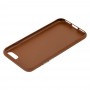 Чехол EasyBear для iPhone 7 / 8 Leather коричневый