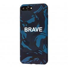 Чехол Ibasi & Coer для iPhone 7 Plus / 8 Plus матовое покрытие Brave синий
