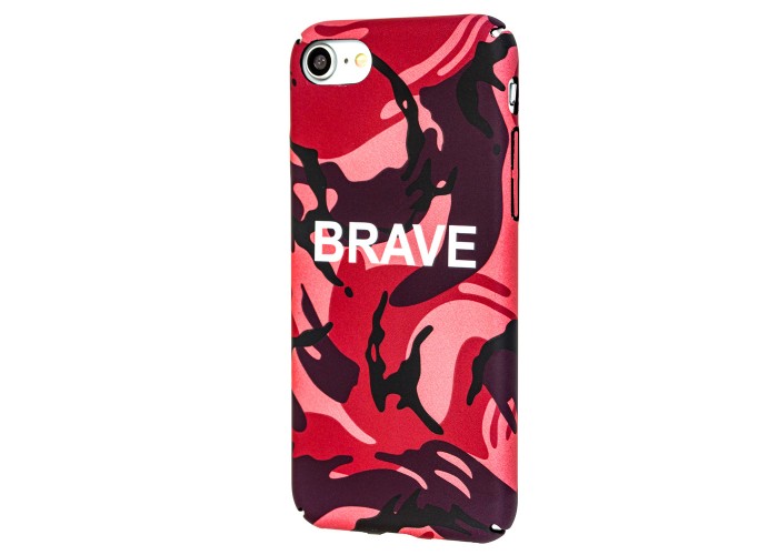 Чехол Ibasi & Coerд ля iPhone 7 / 8 матовое покрытие brave красный