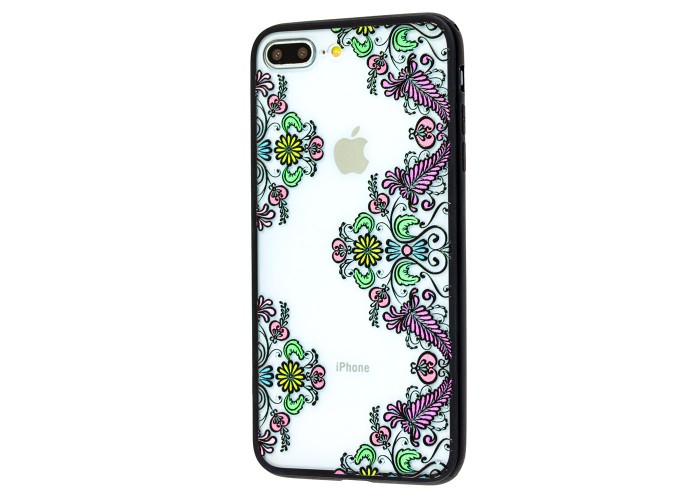 Чехол Luoya Flowers для iPhone 7 Plus / 8 Plus узор цветной