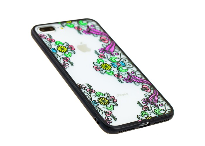 Чехол Luoya Flowers для iPhone 7 Plus / 8 Plus узор цветной