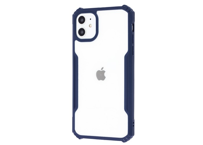 Чехол для iPhone 11 Defense shield silicone синий