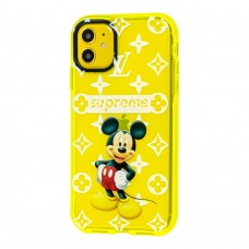 Чехол для iPhone 11 Neon print Микки Маус supreme