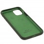 Чехол для iPhone 11 Silicone Full black green