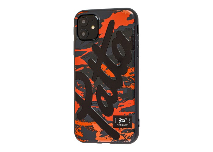 Чехол для iPhone 11 Smoothy print черно-красный