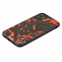 Чехол для iPhone 11 Smoothy print черно-красный