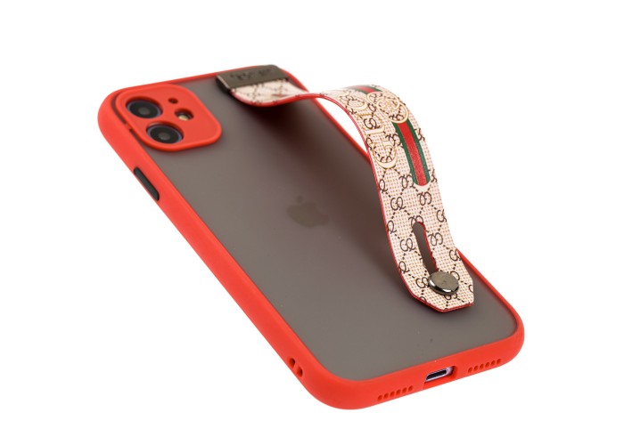 Чехол для iPhone 11 WristBand G IV красный