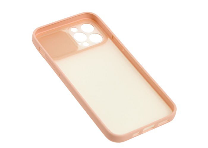 Чехол для iPhone 12 Pro LikGus Camshield camera protect розовый