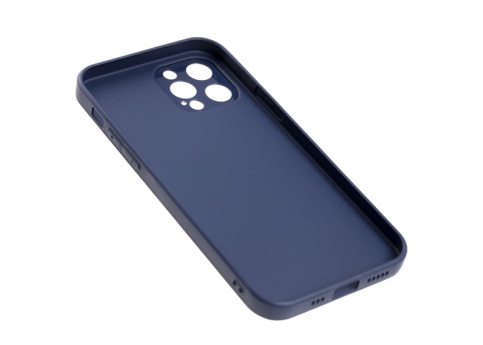 Чехол для iPhone 12 Pro Matt glass синий