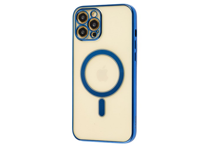 Чехол для iPhone 12 Pro Max MagSafe J-case синий