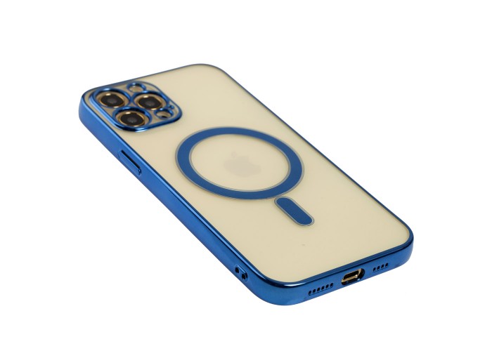 Чехол для iPhone 12 Pro Max MagSafe J-case синий
