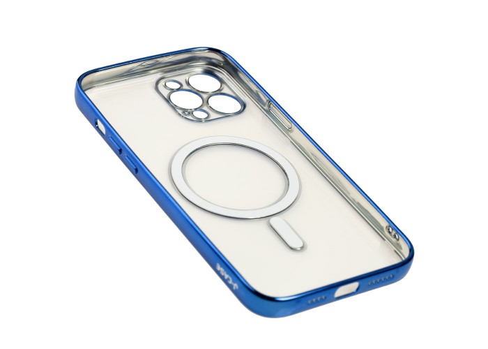 Чехол для iPhone 12 Pro Max MagSafe J-case синий