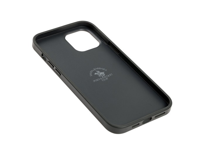 Чехол для iPhone 12 Pro Max Polo Ravel (leather) серый