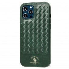 Чехол для iPhone 12 Pro Max Polo Ravel (leather) зеленый