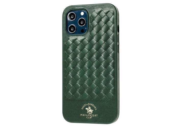 Чехол для iPhone 12 Pro Max Polo Ravel (leather) зеленый