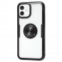 Чехол для iPhone 12 / 12 Pro Deen CrystalRing с кольцом черный