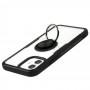 Чехол для iPhone 12 / 12 Pro Deen CrystalRing с кольцом черный