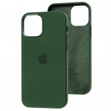 Чехол для iPhone 12 / 12 Pro Full Silicone case cyprus green