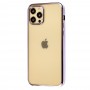 Чехол для iPhone 12 / 12 Pro Glossy edging сиреневый