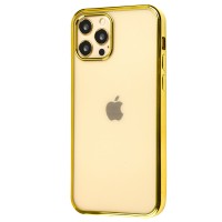 Чехол для iPhone 12 / 12 Pro Glossy edging золотистый