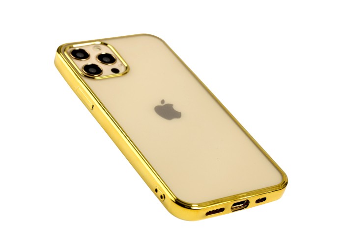 Чехол для iPhone 12 / 12 Pro Glossy edging золотистый
