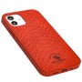 Чехол для iPhone 12 / 12 Pro Polo Knight (Leather) красный