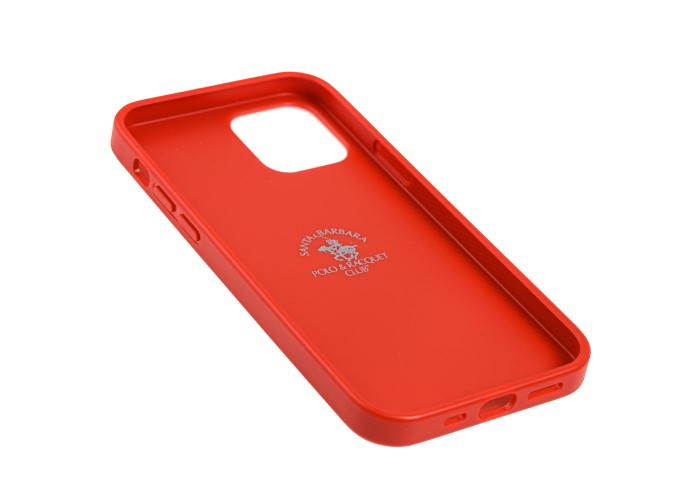Чехол для iPhone 12 / 12 Pro Polo Knight (Leather) красный