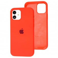 Чехол для iPhone 12 / 12 Pro Silicone Full арбузный / watermelon red