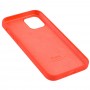 Чехол для iPhone 12 / 12 Pro Silicone Full арбузный / watermelon red