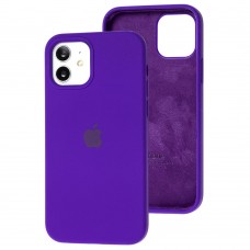Чехол для iPhone 12 / 12 Pro Silicone Full фиолетовый / ultra violet
