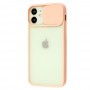 Чехол для iPhone 12 mini LikGus Camshield camera protect розовый