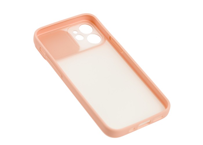 Чехол для iPhone 12 mini LikGus Camshield camera protect розовый