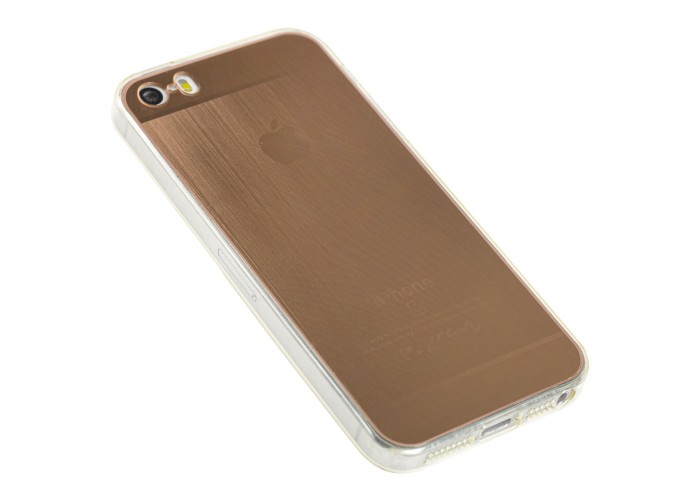 Чехол для iPhone 5 имитация метала