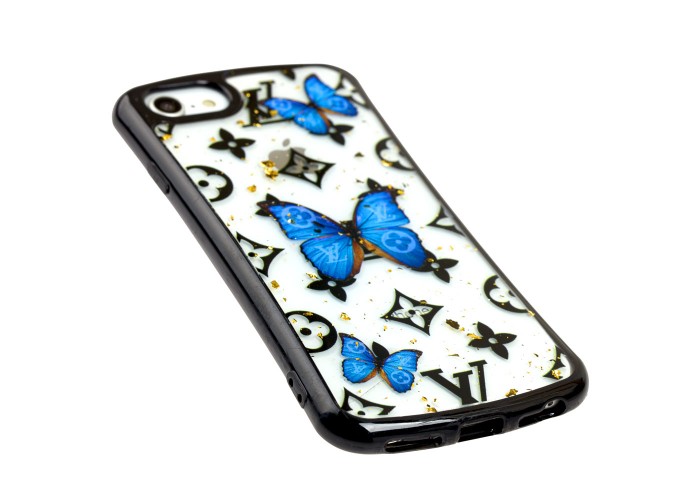 Чехол для iPhone 6 / 7 / 8 / SE 20 Glue shining бабочка