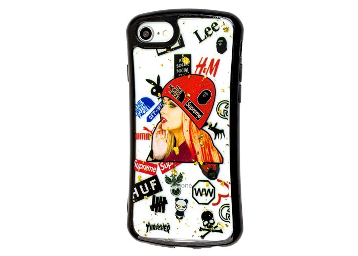 Чехол для iPhone 6 / 7 / 8 / SE 20 Glue shining girl fashion