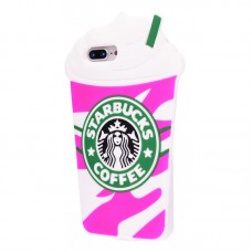 Чехол для iPhone 7 Plus/ 8 Plus Starbuks розовый