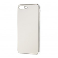 Чехол для iPhone 7 Plus / 8 Plus Glass зеркало "серебристый"