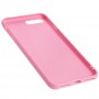 Чехол для iPhone 7 Plus / 8 Plus Kaws leather розовый